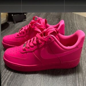 Nike Women's Pink Air Force 1s
